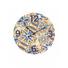 Orologio maiolica legno  Medicea Brandani