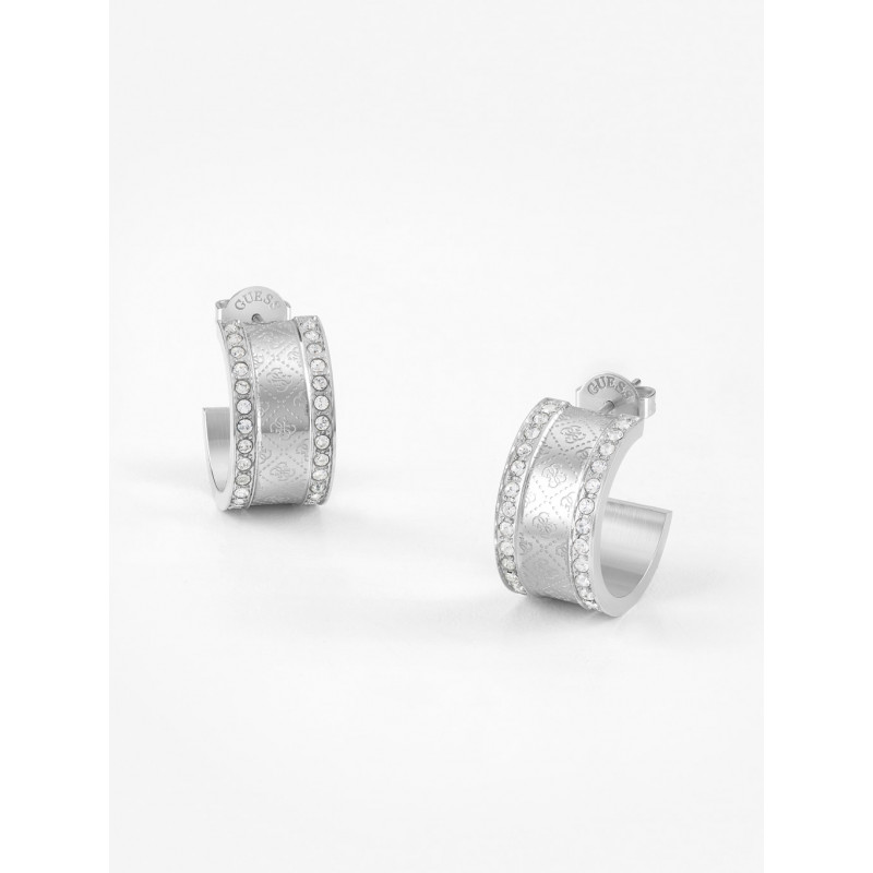 Orecchini donna Guess "round harmony" acciaio