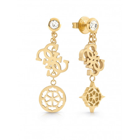 Orecchini donna Guess "blooming peony" oro