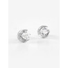 Orecchini donna Guess "moon phases" acciaio
