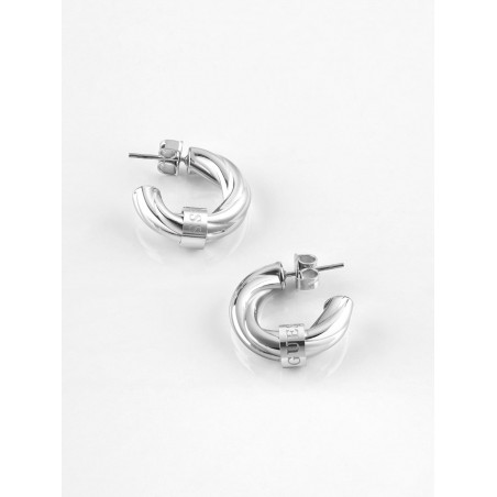 Orecchini donna Guess "let' s get" acciaio