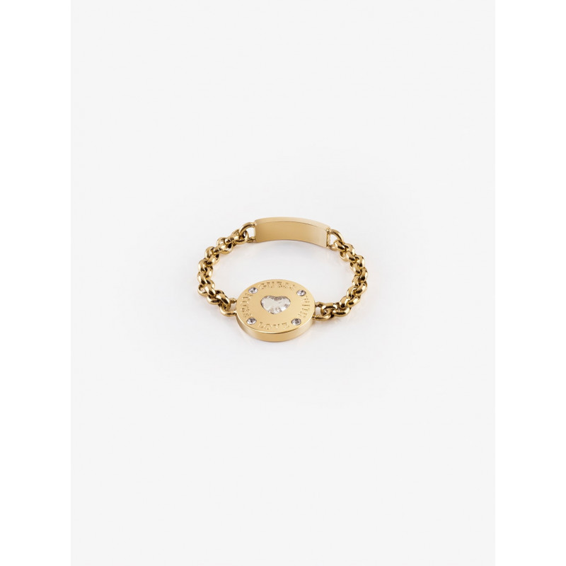 Anello donna Guess acciaio con cuore