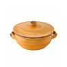Tegame Terracotta da Fuoco con Coperchio Brandani
