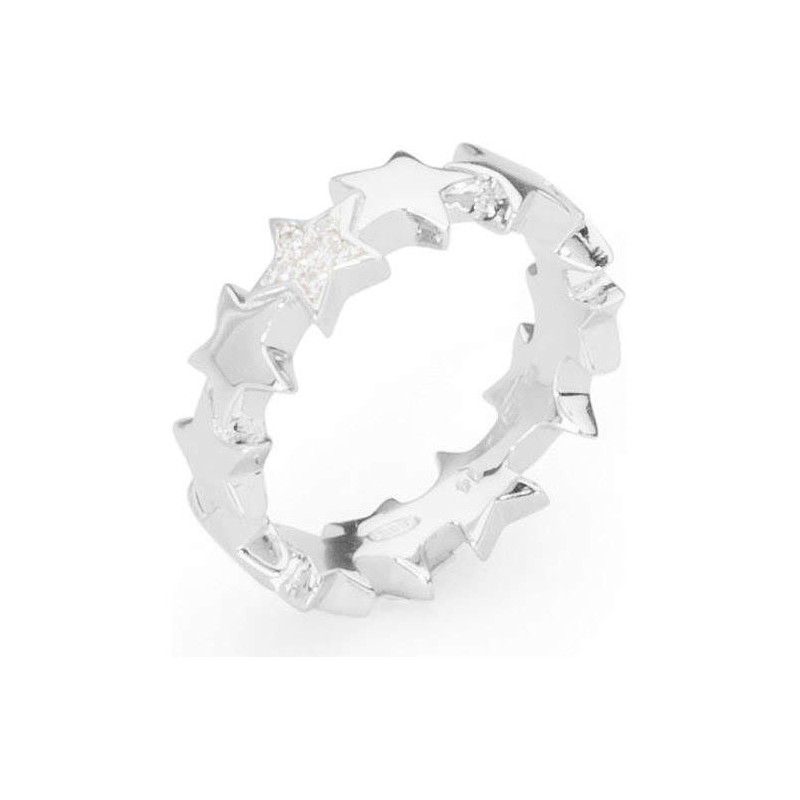 Anello Donna Argento Motivo Stella Brosway