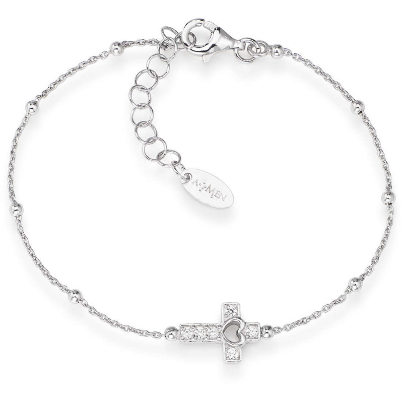 Bracciale Donna Argento Prega Amen