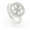 Anello 4G Guess Crystal