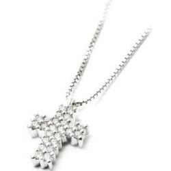 Collana Girocollo Croce Oro...