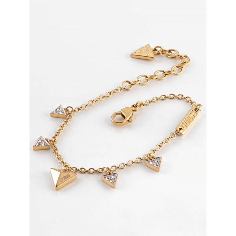 Bracciale Donna Guess Multi Charms Triangolo Dorato