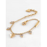 Bracciale Donna Guess Multi Charms Triangolo Dorato