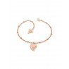 Bracciale Donna Guess Charm Cuore oro rosa