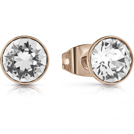 Orecchini Guess Donna Punto Luce Oro Rosa